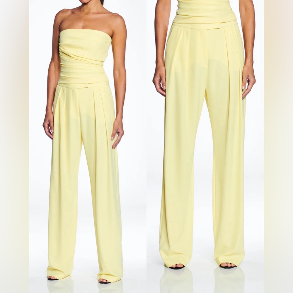 The Sei | NWT! Double Pleat Trouser in Limoncello
